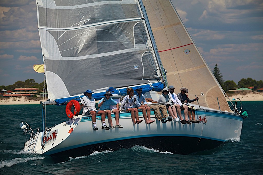 Veteran skipper John Holder has been very consistent in the Jib and Main fleet. - Cockburn Sound Regatta © Bernie Kaaks